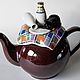 Винтаж: Cardew чайник виде "Коричневая Бетти". Чайники винтажные. Fancy teapots. Интернет-магазин Ярмарка Мастеров.  Фото №2