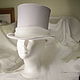 Cilindro femenino de la boda con velo. Sombreros de la boda. Felt Hats Shop. Ярмарка Мастеров.  Фото №4
