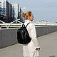 Backpack female leather black Margaret Mod R44-711. Backpacks. Natalia Kalinovskaya. My Livemaster. Фото №4