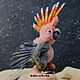 Teddy Animals: Parrot Cockatoo Cody. Teddy Toys. Irina Fedi Toys creations. My Livemaster. Фото №4