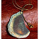 HALFMOON. Greenstone pendant. Pendants. michael-lidski (michael-lidski). Online shopping on My Livemaster.  Фото №2
