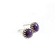 Earrings with charoite. Stud earrings. little luxuries. Online shopping on My Livemaster.  Фото №2