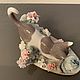 Винтаж: LLADRO 1442 фарфоровая статуэтка Котик. Статуэтки винтажные. Коллекция Frau Burd. Ярмарка Мастеров.  Фото №10