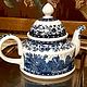 Винтаж: Чайник Villeroy & Boch Blue Castle. Сервизы винтажные. Белый филин. Ярмарка Мастеров.  Фото №10