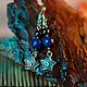 Серьги „Три заката” и Серьги „Звездный пленник”. Серьги-продевки. Sunspellshop-. Интернет-магазин Ярмарка Мастеров.  Фото №2
