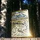 Мужской подарок Зажигалка Zippo Тигр в золоте. Подарок мужчине. Зажигалки. Русский Топор. Интернет-магазин Ярмарка Мастеров.  Фото №2