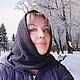 Шалетта "Кора" - зимняя теплая шапка-капор капюшон. Капоры. Шалетта (shapkaplatok). Ярмарка Мастеров.  Фото №4