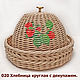Bread boxes: 020 Round bread box with decoupage, The bins, Nevinnomyssk,  Фото №1