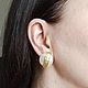 Винтаж: Винтажные клипсы Givenchy. Серьги винтажные. Vintage_withtaste. Ярмарка Мастеров.  Фото №4