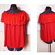 Blouse Top Lori / 40 p., .,42r.,44r.,46R.,48.,50. Tops. ERIO SHOP. Online shopping on My Livemaster.  Фото №2