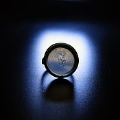 Кольца: Мужской серебряный перстень. Посейдон
