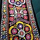 Uzbek vintage suzani. Silk embroidery on velvet. Wall panels, Pictures, Odintsovo,  Фото №1