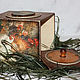 Canal para el almacenamiento de 'Gallinas en el sena'. Storage Box. IraStepArtDecoupage. Ярмарка Мастеров.  Фото №6
