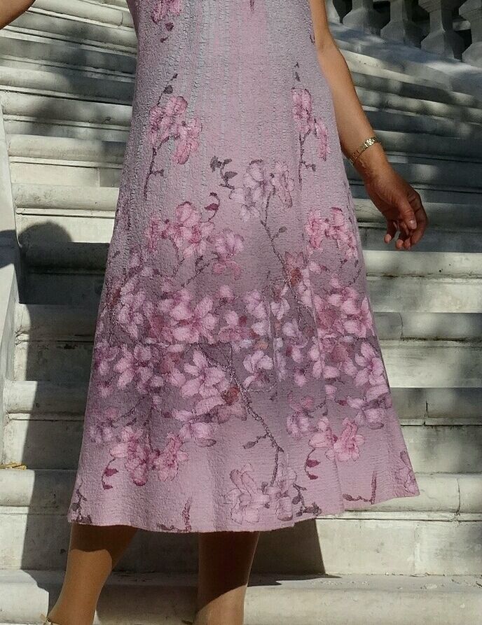 Ткань Для Платья С Расцветкой Сакура
