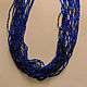 Order Necklace Blue Beads. proshlyj-vek. Livemaster. . Vintage necklace Фото №3
