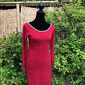 Винтаж handmade. Livemaster - original item Dress, cashmere, XS size, Europe. Handmade.