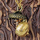 Necklace Joan Rivers 'a Tough acorn'. Vintage necklace. Doni di Tempo. Online shopping on My Livemaster.  Фото №2
