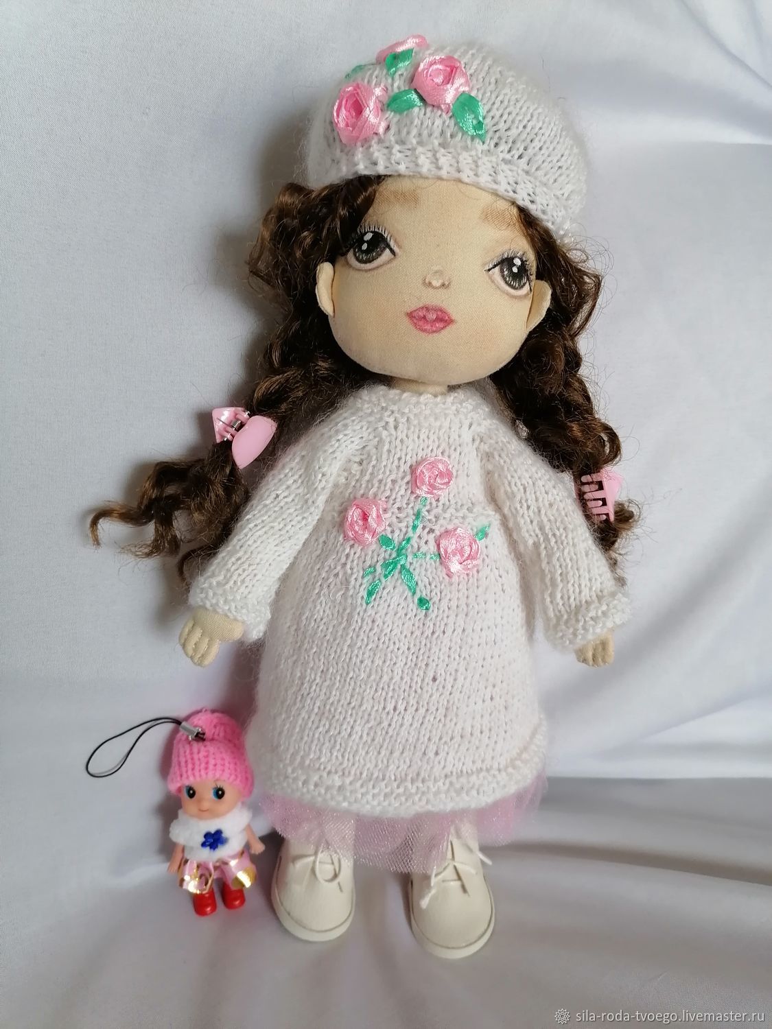 Текстильная шарнирная кукла, Куклы и пупсы, Фатеж,  Фото №1