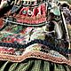 Юбка "Золушка" в зеленом с карманом. Юбка в стиле бохо. Юбки. Boho-Eklektika (Лада Олюшина). Интернет-магазин Ярмарка Мастеров.  Фото №2