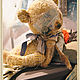 Коллекционный медведь, Teddy bear Жёлтый с неОбитаемого острова, Мишки Тедди, Калининград,  Фото №1