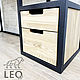 Стол со стеллажом угловой из дуба LF-905. Столы. Leo-loft. Ярмарка Мастеров.  Фото №4