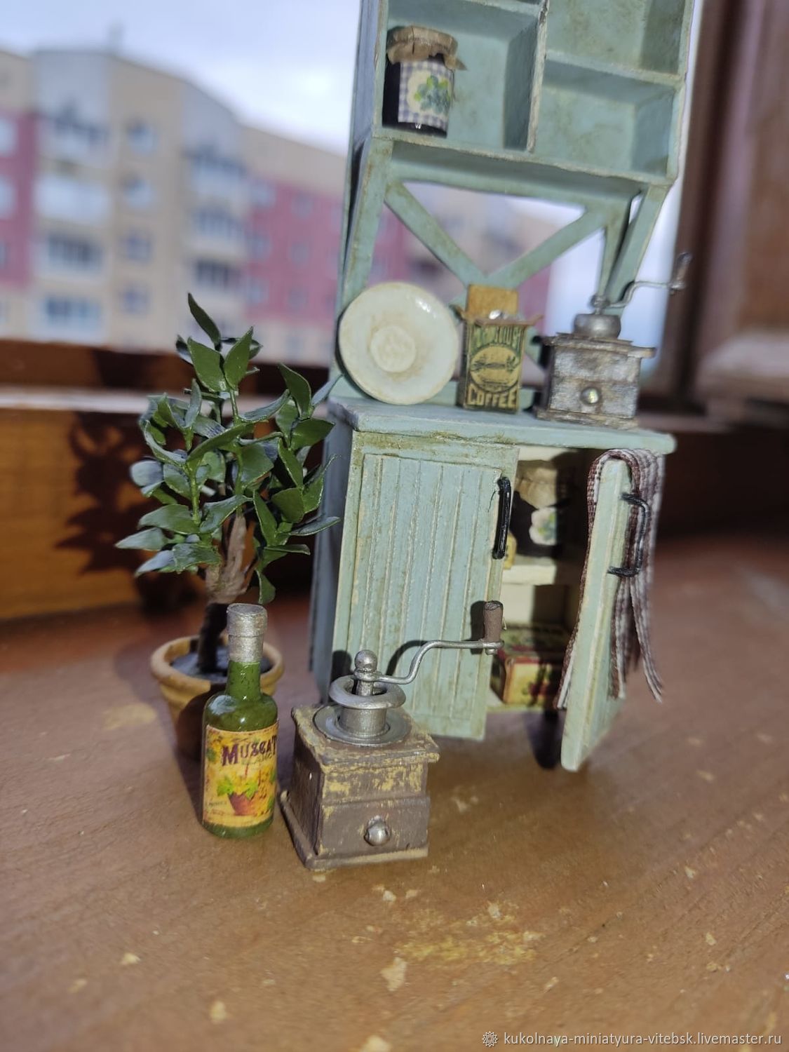   миниатюрная кофемолка, Кукольная посуда, Витебск,  Фото №1
