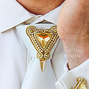 Украшения handmade. Livemaster - original item The Brooch Is Edward. Gold brooch. Jewelry for men, men`s jewelry. Handmade.