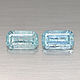 Пара ограненных аквамаринов, 12.93 ct, Камни, Москва,  Фото №1