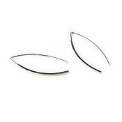 Украшения handmade. Livemaster - original item Silver earrings, Silver Wand earrings 