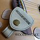 Заказать Кожаный чехол-брелок для медиаторов - кремовый. WOODENSTAKE. Ярмарка Мастеров. . Чехлы для инструментов Фото №3