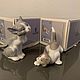 Винтаж: LLADRO 5112 5113 фарфор статуэтка Котики. Скульптуры винтажные. Коллекция Frau Burd. Ярмарка Мастеров.  Фото №5