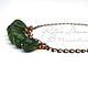 Order Necklace green jade, green, chain necklace crystal. Ritasdreams (ritasdreams). Livemaster. . Necklace Фото №3