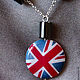Подвеска с британским флагом на перламутре. Подвеска. Art-accessories. Ярмарка Мастеров.  Фото №4