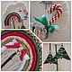 Заказать Xmas macrame wall hanging/Настенное макраме Новогоднее/Рождественское. Yulia Dholakia. Ярмарка Мастеров. . Елки Фото №3