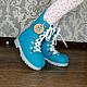 Children's boots with blue soles, Felt boots, Ramenskoye,  Фото №1