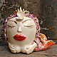 Mermaid. Sculptural vase, Vases, Moscow,  Фото №1