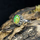Silver ring with fire opal 'Energy of the sun' 925 pr. Rings. The inspiration of nature in stones. My Livemaster. Фото №5