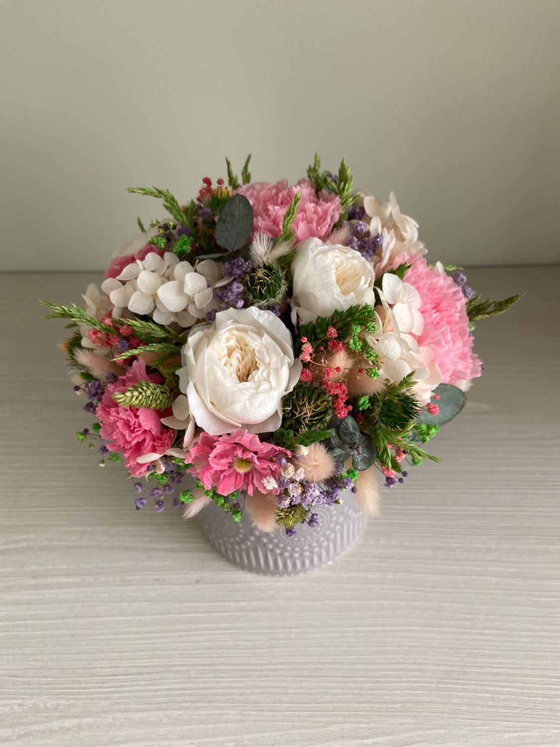 Стабилизированные цветы в кашпо – заказать на Ярмарке Мастеров ...