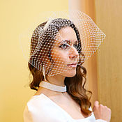 Аксессуары handmade. Livemaster - original item Wedding veil on comb. Handmade.