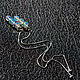 Silver earrings with fire opal 'Mirage' 925 silver, Earrings, Yaroslavl,  Фото №1