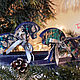 Set 'Christmas rocking Horse' Northern lights. Interior elements. watermagic (watermagic). Online shopping on My Livemaster.  Фото №2