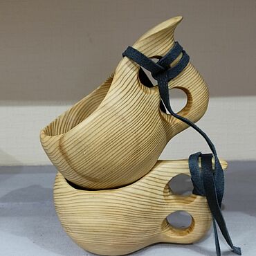 Посуда ручной работы. Ярмарка Мастеров - ручная работа Ковш ( кукса). Handmade.