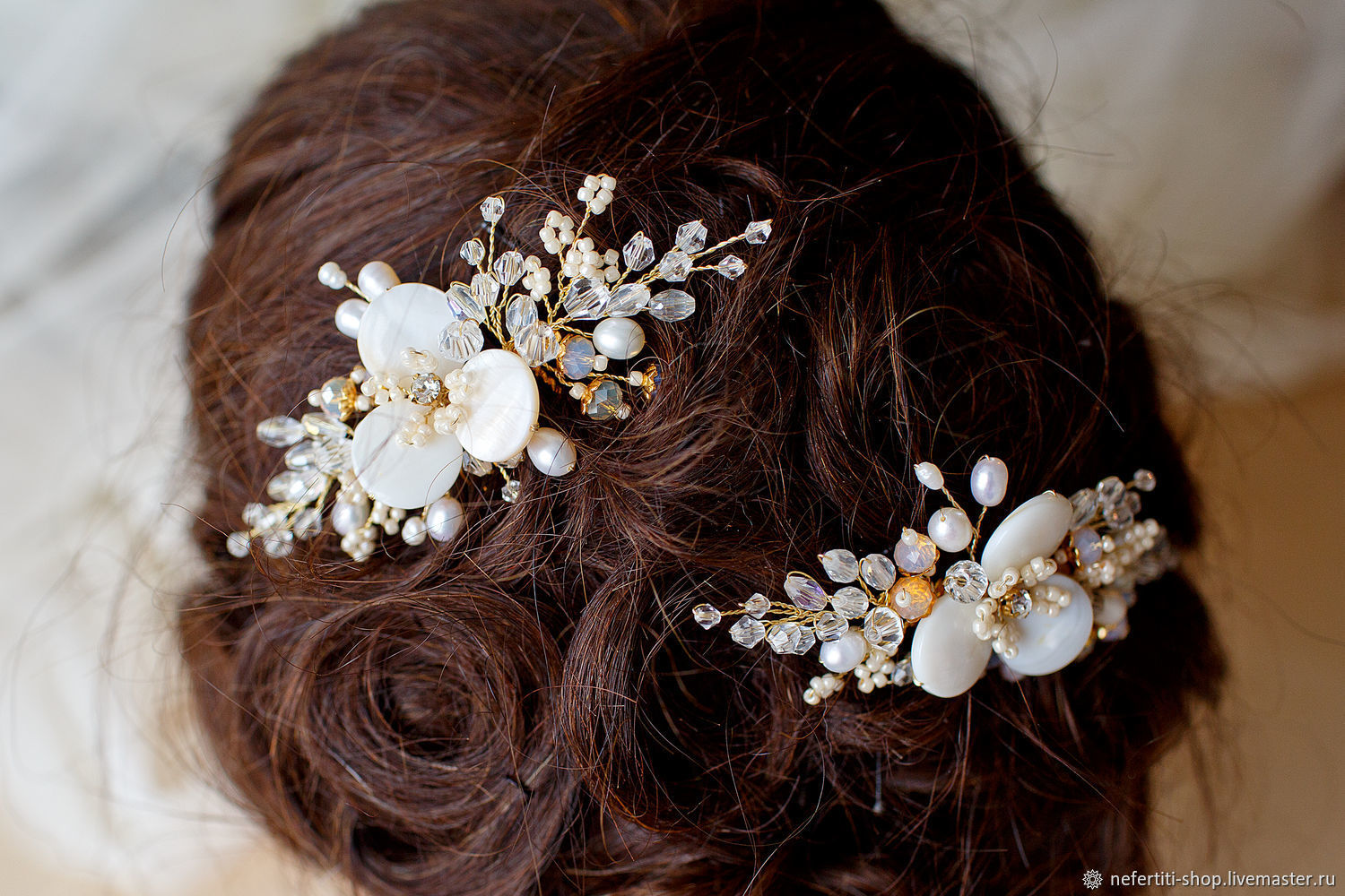 Свадебные прически и аксессуары украшения для волос