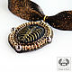 Order A velvety leather 'Locket necklace'. Tatyana's day (tataday). Livemaster. . Pendants Фото №3