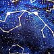 Ночник (бра) - Зодиакальное созвездие Водолей. Бра. Lampa la Luna byJulia. Интернет-магазин Ярмарка Мастеров.  Фото №2