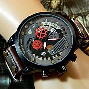 Украшения handmade. Livemaster - original item Steampunk Style Quartz Wristwatches. Handmade.