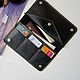 Wallet longer 'Lizard stingray' with decorative embossing. Purse. J.P.-Handmade Designer Bags. My Livemaster. Фото №6