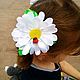 Order Elastic bands-kanzashi for hair made of satin and reps ribbons. Kрамелена - Подарки любимым. Livemaster. . Hairpins Фото №3