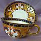 ROYAL CROWN DERBY 19в АНТИК.ИМАРИ ЧАЙНАЯ ПАРА ЗОЛОЧЕНИЕ КОБАЛЬТ АНГЛИЯ. Чайные пары. Арина. Ярмарка Мастеров.  Фото №5