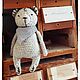 Мишка Михаил. Мягкие игрушки. Woolenfriend. Интернет-магазин Ярмарка Мастеров.  Фото №2
